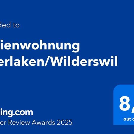 Ferienwohnung Interlaken/Wilderswil Buitenkant foto